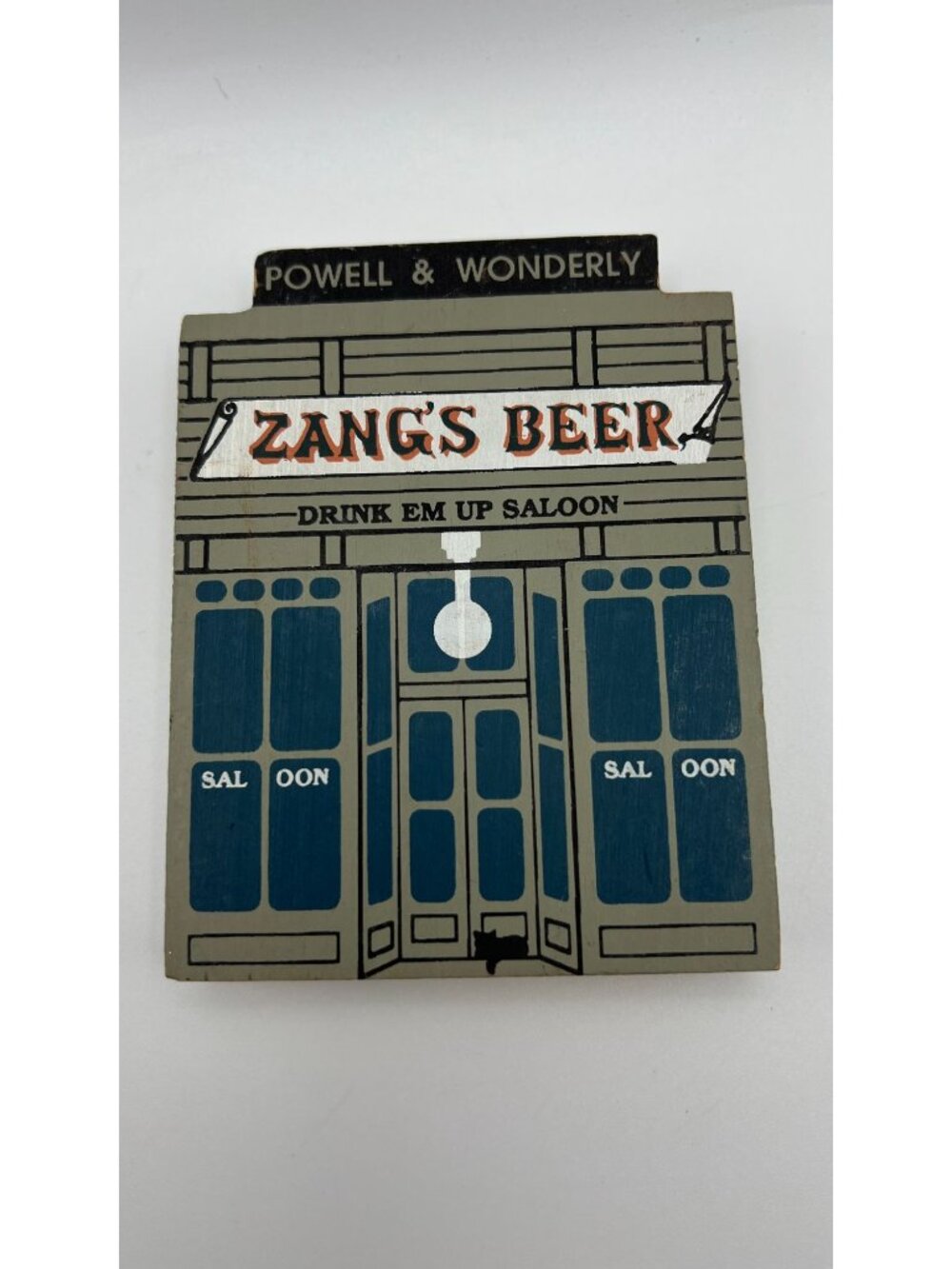 Set Of 3 Cats Meow Wooden Collectibles: Lincoln School Zangs Beer Lowells Boat S - Picture 7 of 9